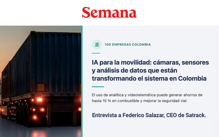 IA para la movilidad: cámaras, sensores y análisis de datos que están transformando el sistema en Colombia IA para la movilidad: cámaras, sensores y análisis de datos que están transformando el sistema en Colombia